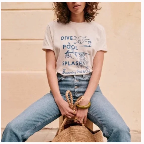 Sézane Graphic T-shirt - S - Picture 3 of 5